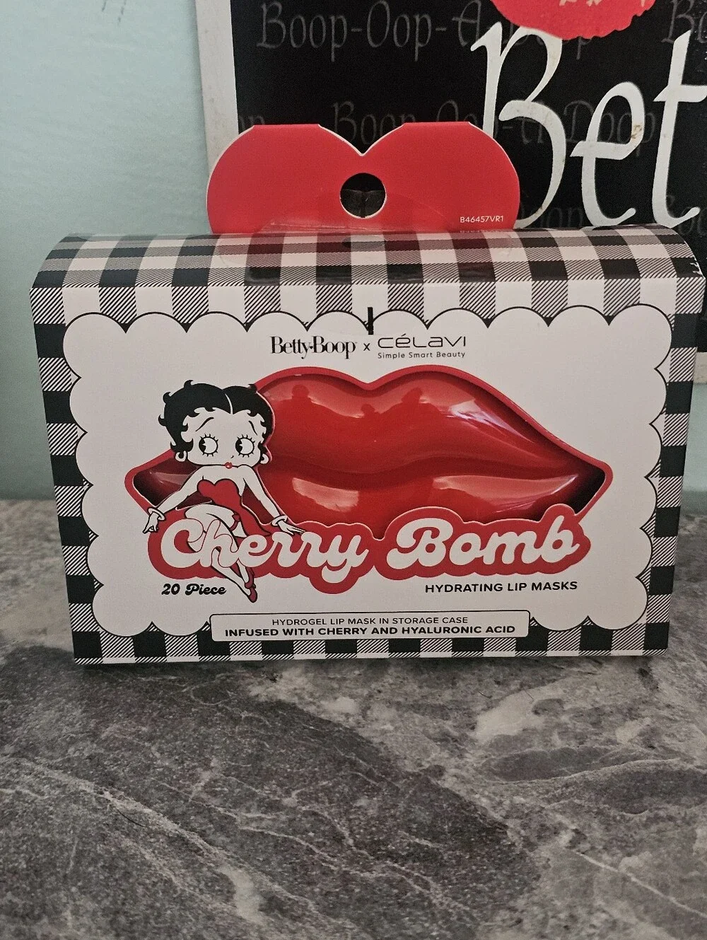 Betty Boop Red Hydrating Cherry Lip Mask
